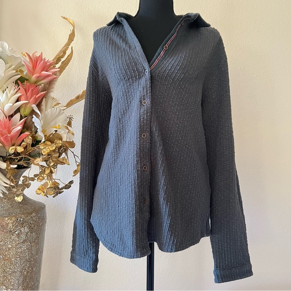 SOLD Carbon 2 Cobalt Dark Green 100% Cotton Mens/Unisex Button Down - Picture 5 of 7